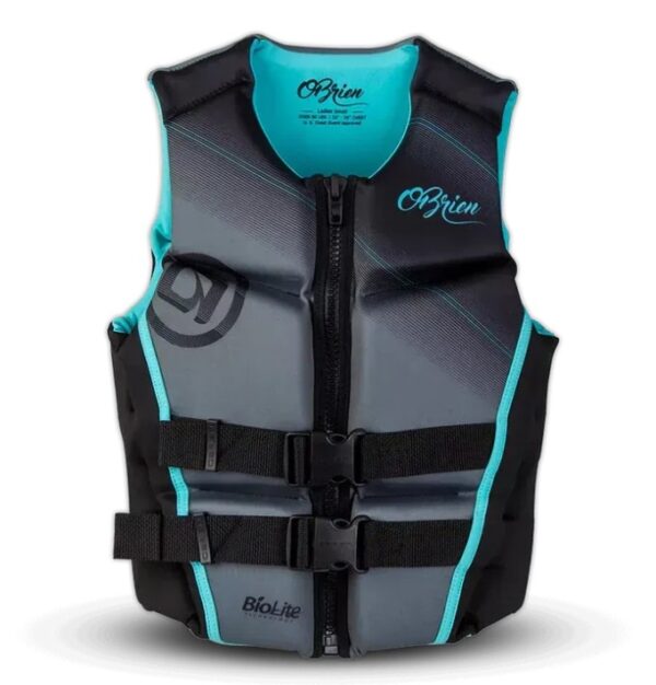 Obrien Women's V-Back Vest - Aqua