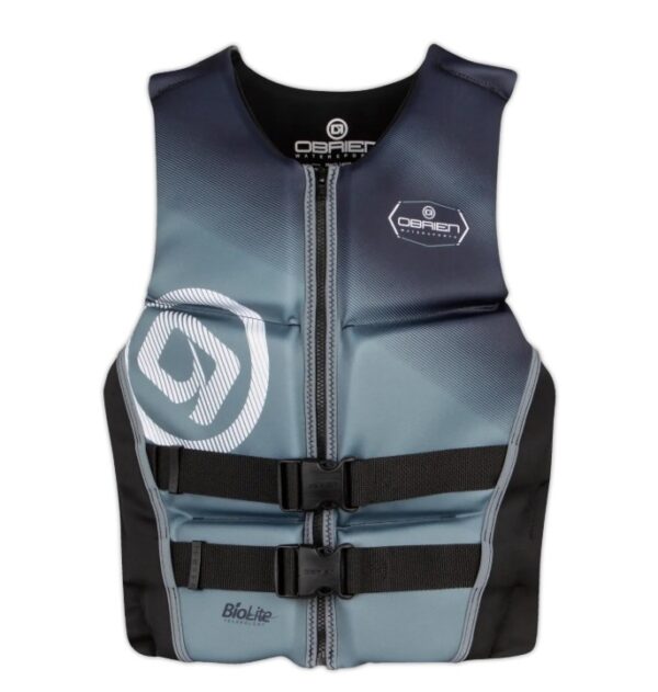 Obrien Men's V-Back Vest - Black/Grey